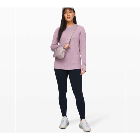 ❤️ Lululemon Still lotus reversible sweater, lavender, Size 2or 4 N24 - Picture 3 of 7